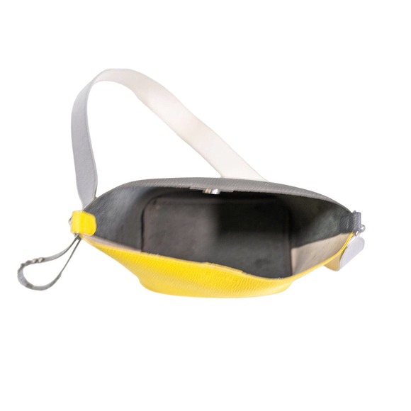 Find Kapoor Yellow Gray Pingo Bag 20 Artificial Leather Shoulder Tote Strap - Picture 14 of 16